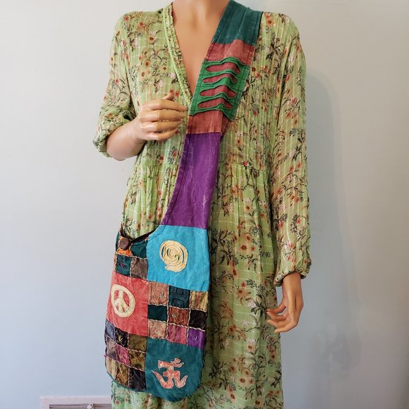 Cute Fabric bohemian bag, NWOT. - Picture 13 of 14